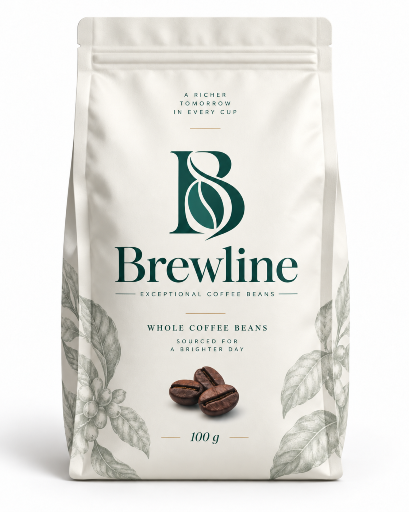 Shop 100gm bag of Brewline Coffee